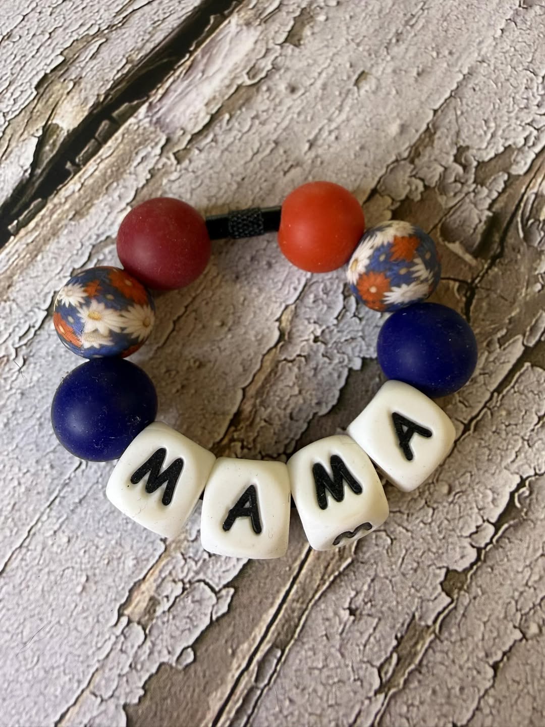 Patriotic Mama Tumbler Charm