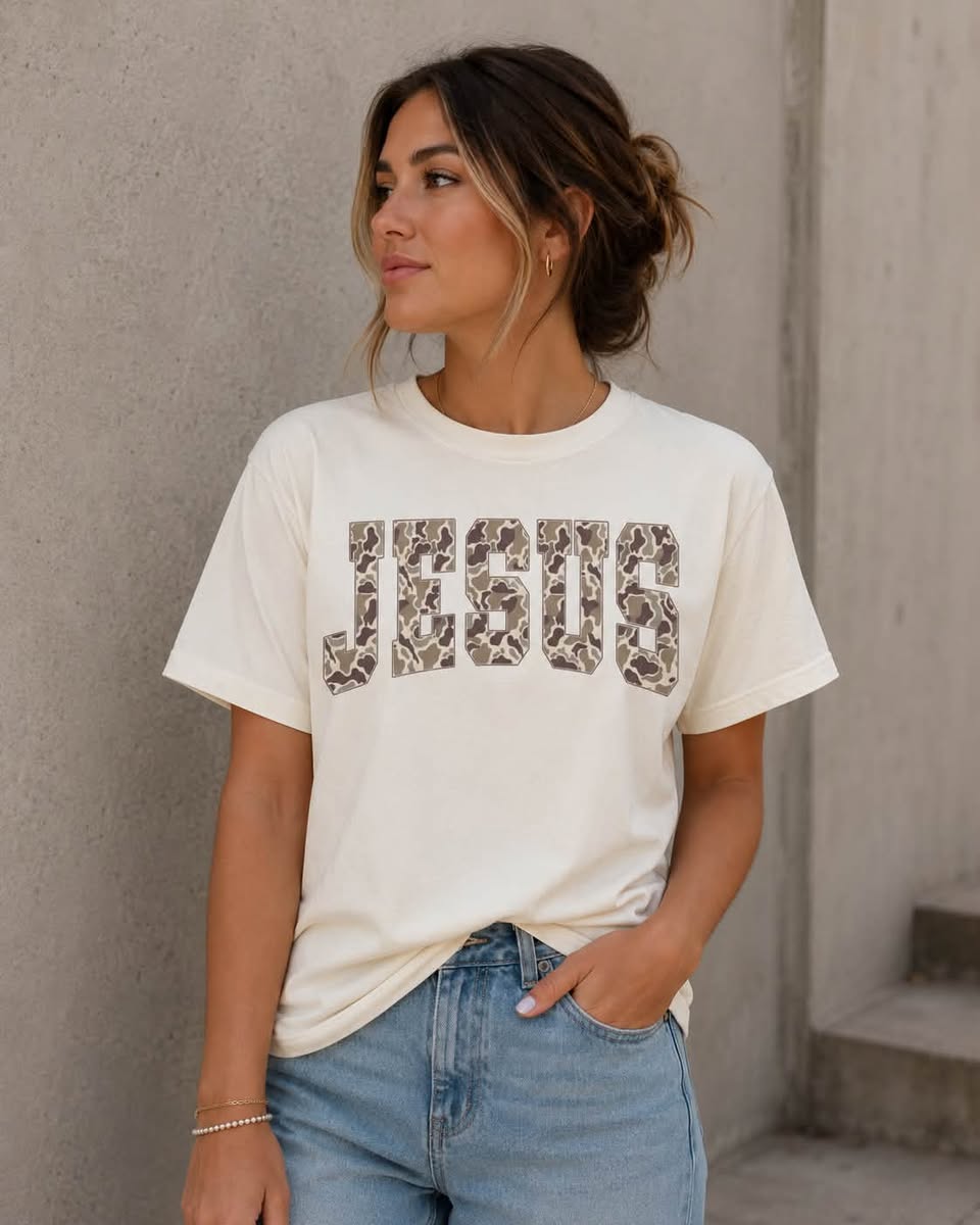 Camo Jesus Tee *Deal of the Month*